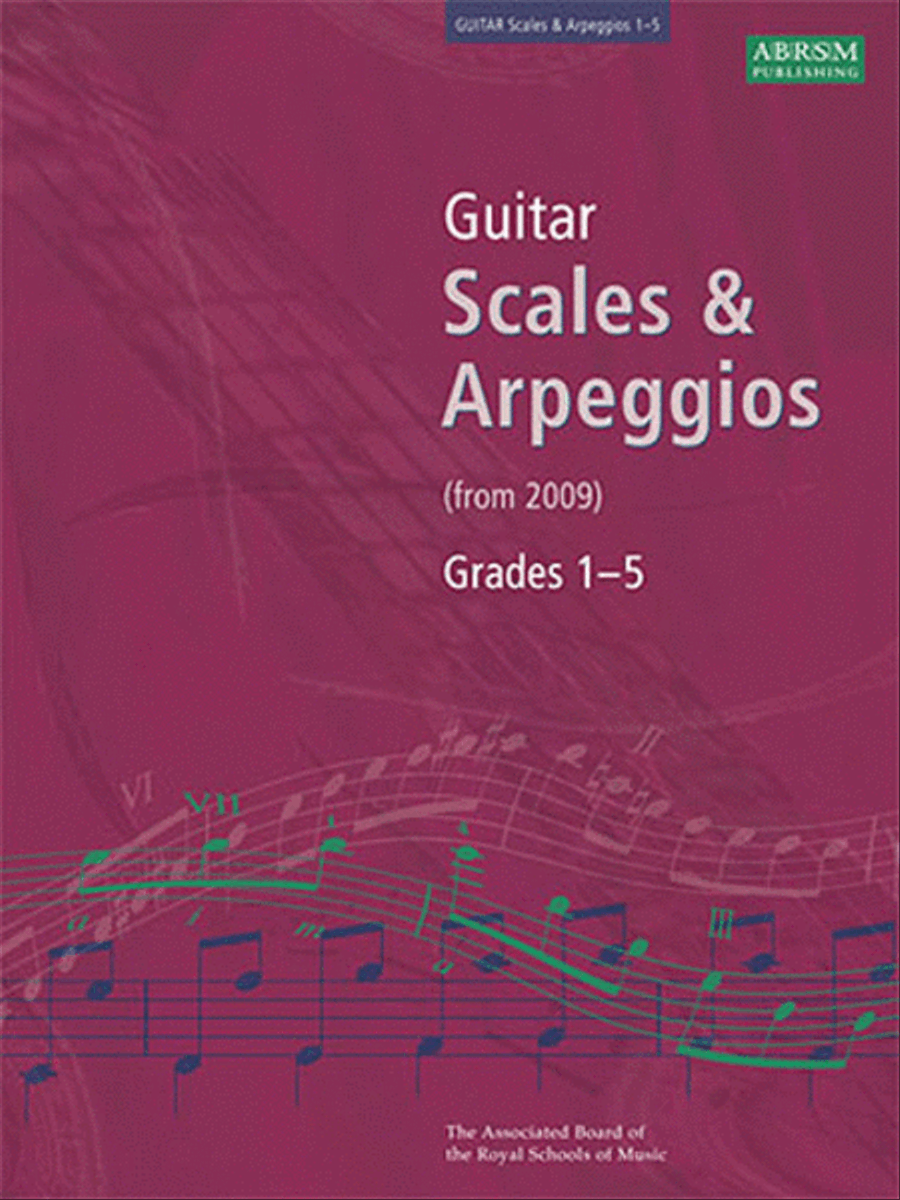 Guitar Scales and Arpeggios, Grades 1-5 Guitar scores gallery preview page 1