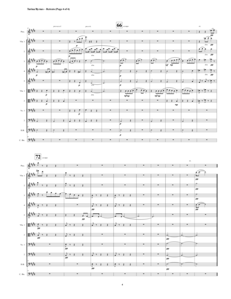 Retrato (Mvt. 1 from Álbum de viaje, Op.15) by Juaquín Turina (String Orchestra + Picc,Cbn.) image number null