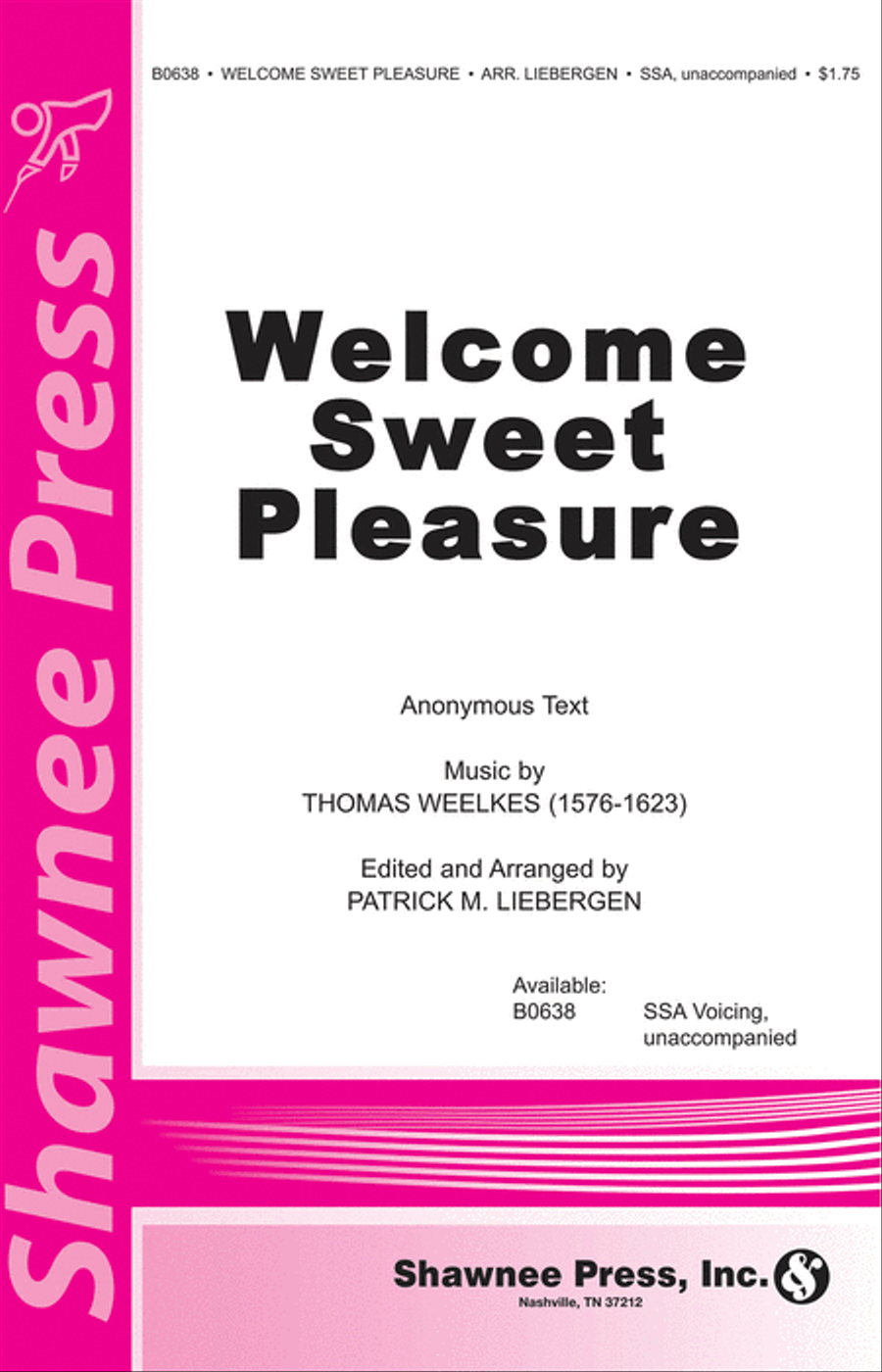 Welcome Sweet Pleasure Welcome Sweet Pleasure SSA scores gallery preview page 1