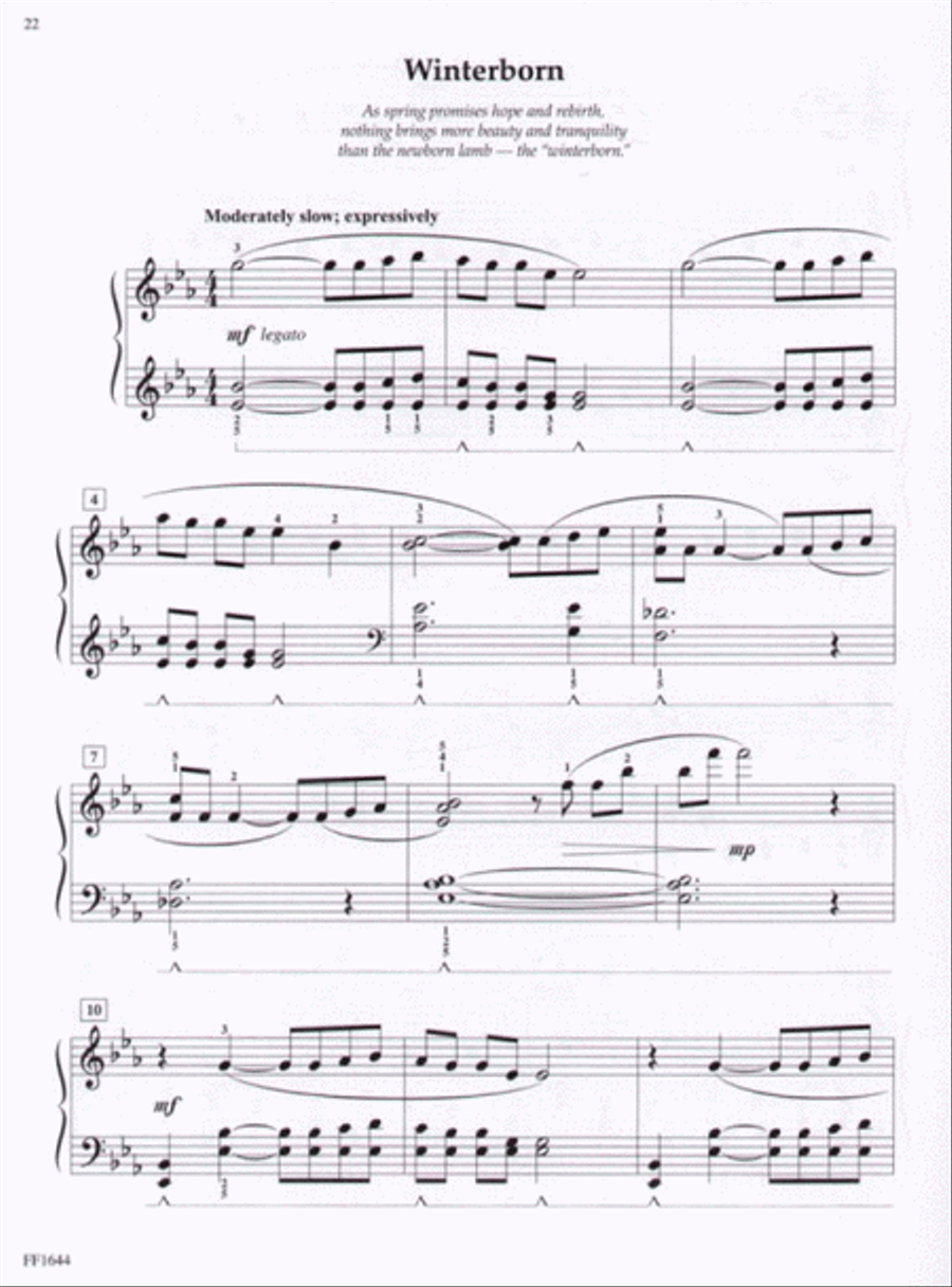 Winter Portraits Piano Solo scores gallery preview page 2