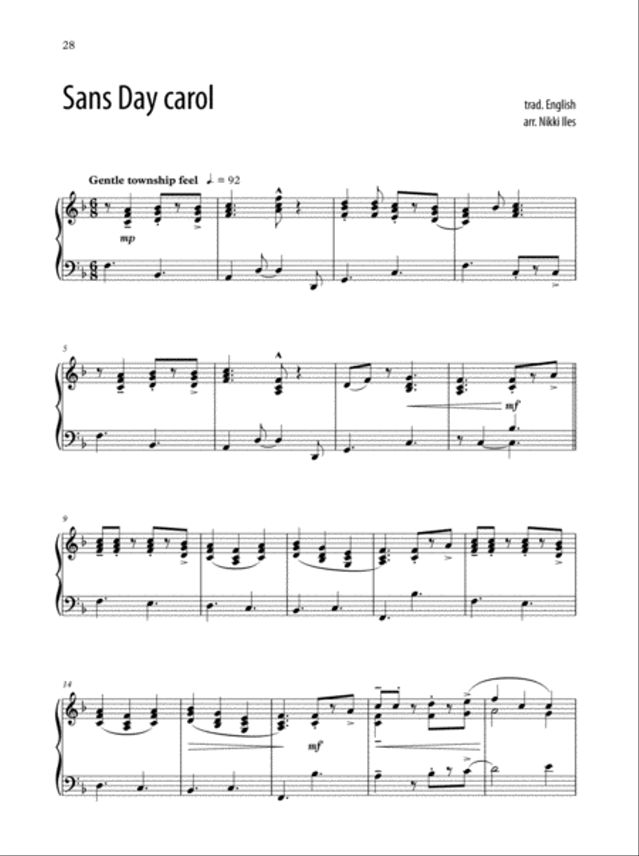 Jazz on a Winter's Night + CD Piano Solo scores gallery preview page 10
