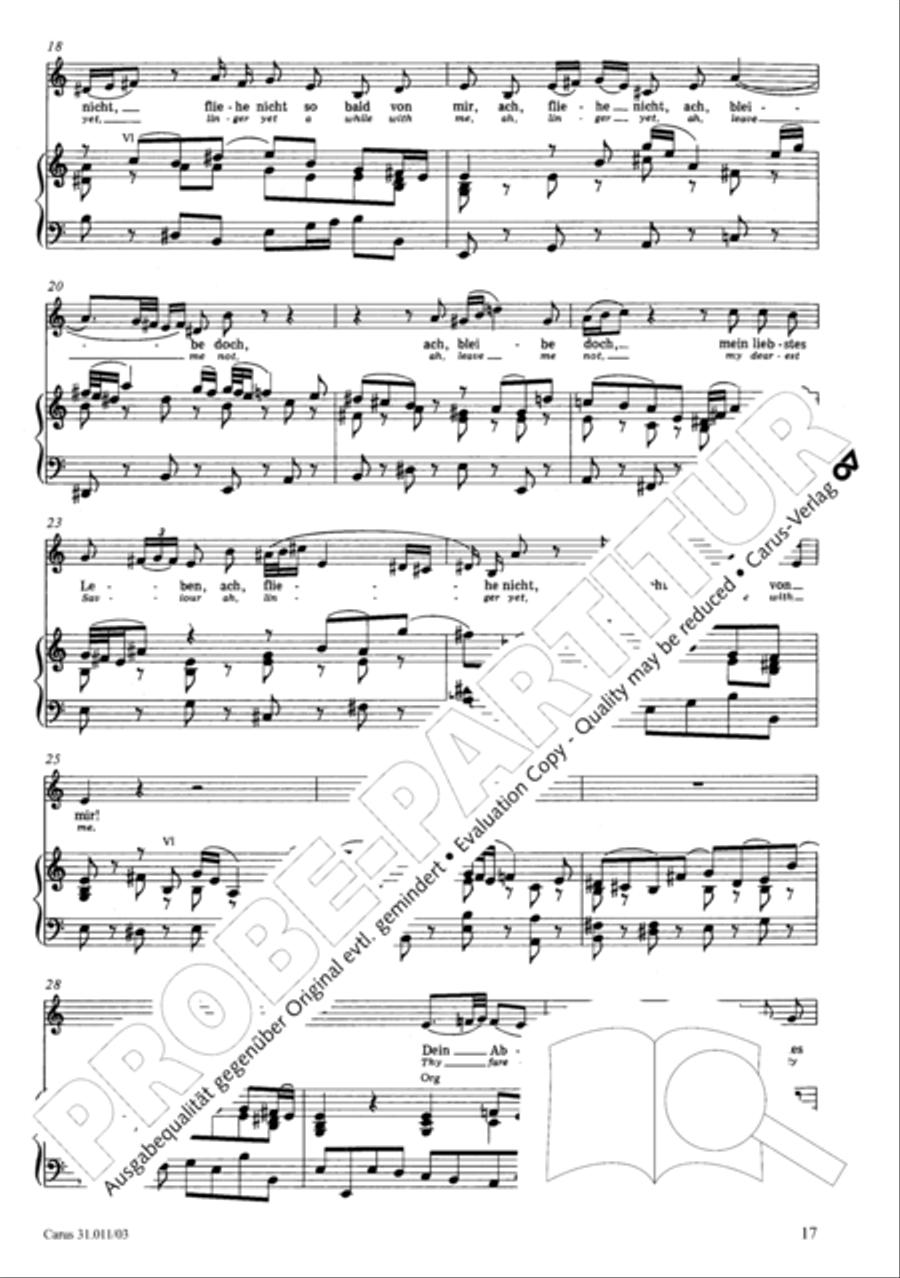 Lobet Gott in seinen Reichen (Himmelfahrtsoratorium) 4-Part scores gallery preview page 18