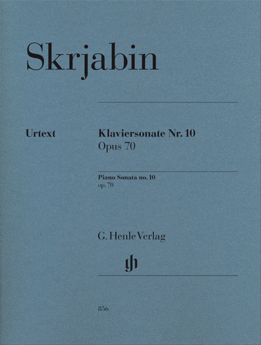 Piano Sonata No. 10, Op. 70 Piano Solo scores gallery preview page 1