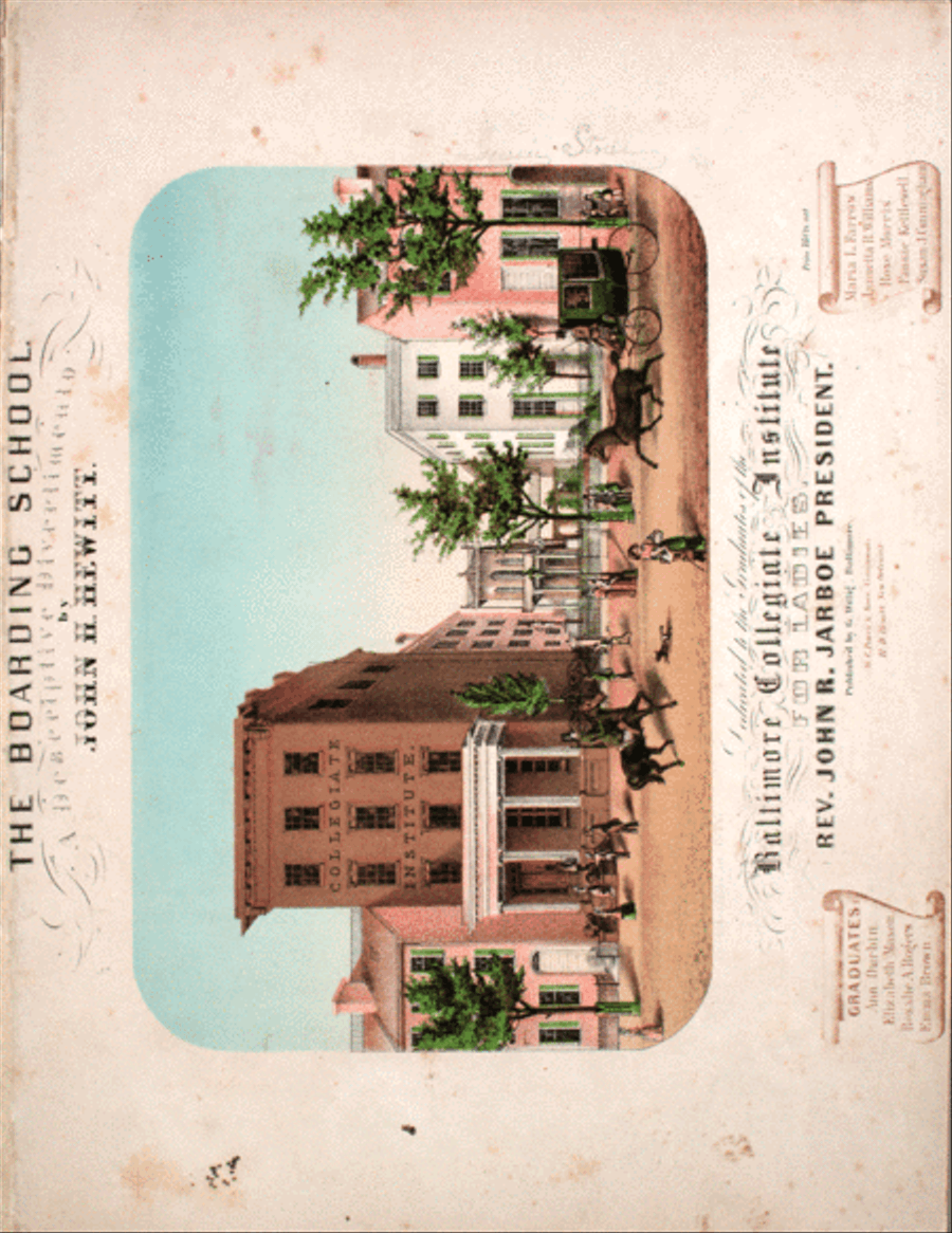 The Boarding School; A Descriptive Divertiment Piano Solo scores gallery preview page 1