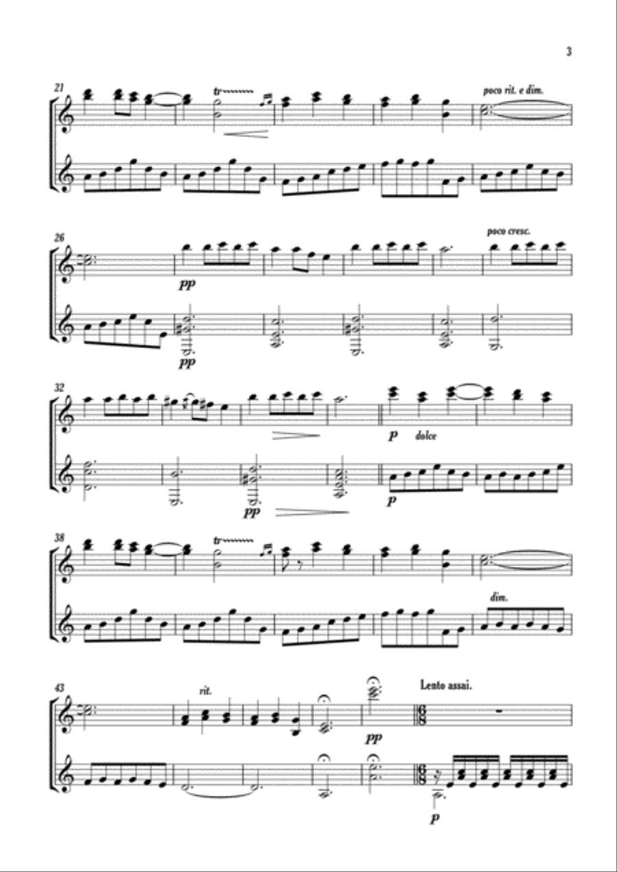 Oriental Classical Guitar scores gallery preview page 3