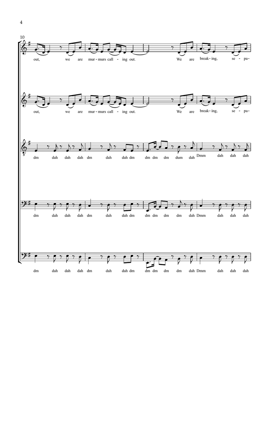 We Are Murmurs Choir scores gallery preview page 4
