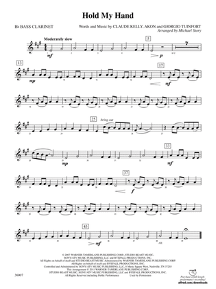 Hold My Hand: B-flat Bass Clarinet