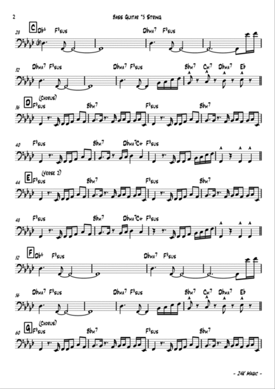 24K Magic Small Ensemble scores gallery preview page 3