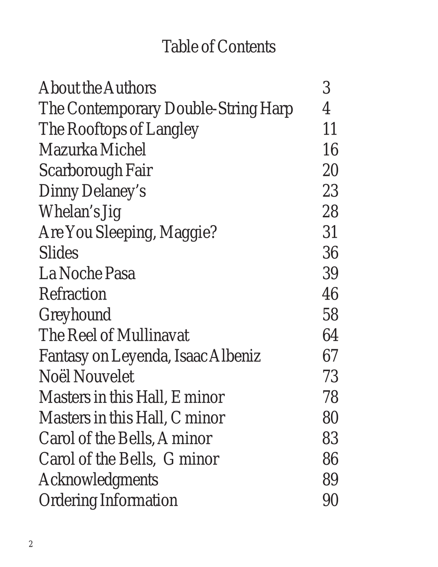 The Double-Strung Harp Harp scores gallery preview page 3