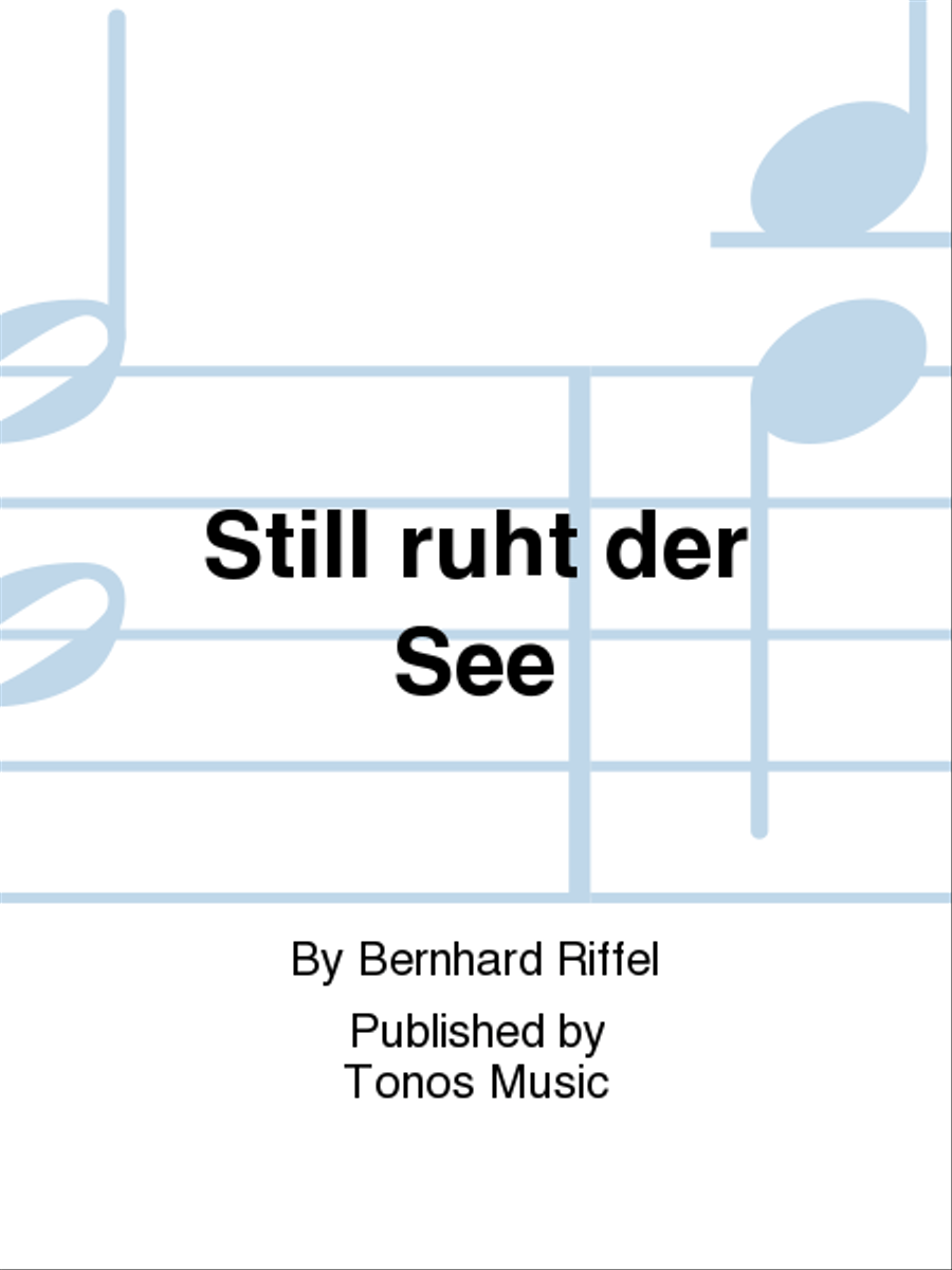 Still ruht der See Still ruht der See 4-Part scores gallery preview page 1