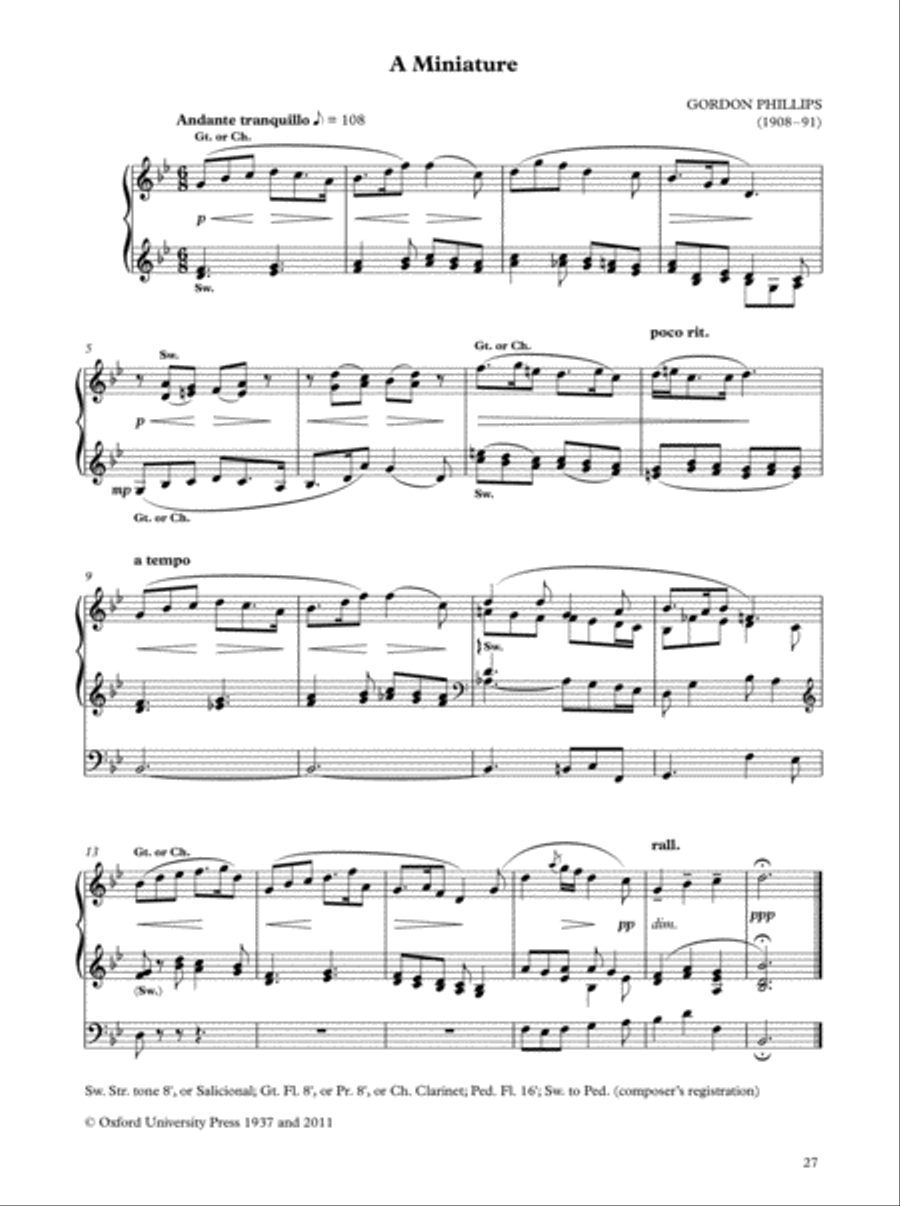 Oxford Service Music for Organ: Manuals and Pedals, Book 2 Organ scores gallery preview page 6
