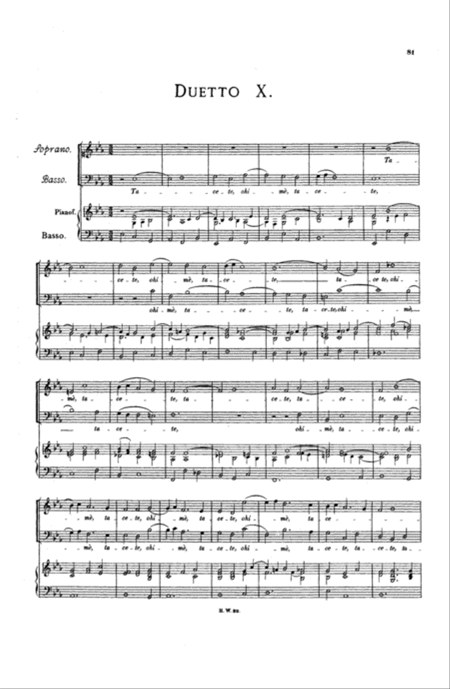Handel: Italian Duets and Trios, Volume II (Italian) Voice scores gallery preview page 1