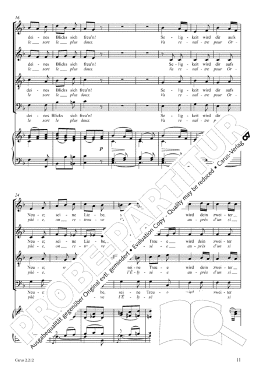 Love songs. Choral collection with CD 4-Part scores gallery preview page 16