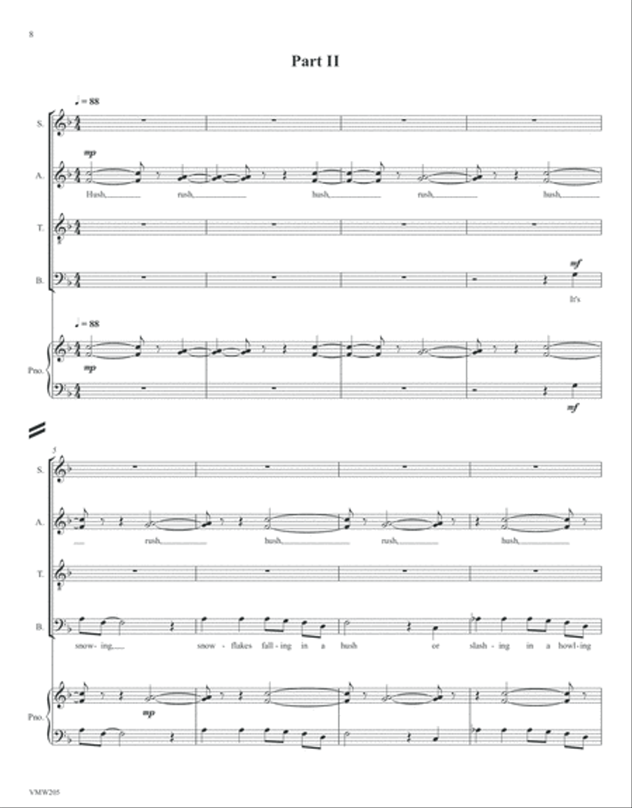 Winter Soul 4-Part scores gallery preview page 6