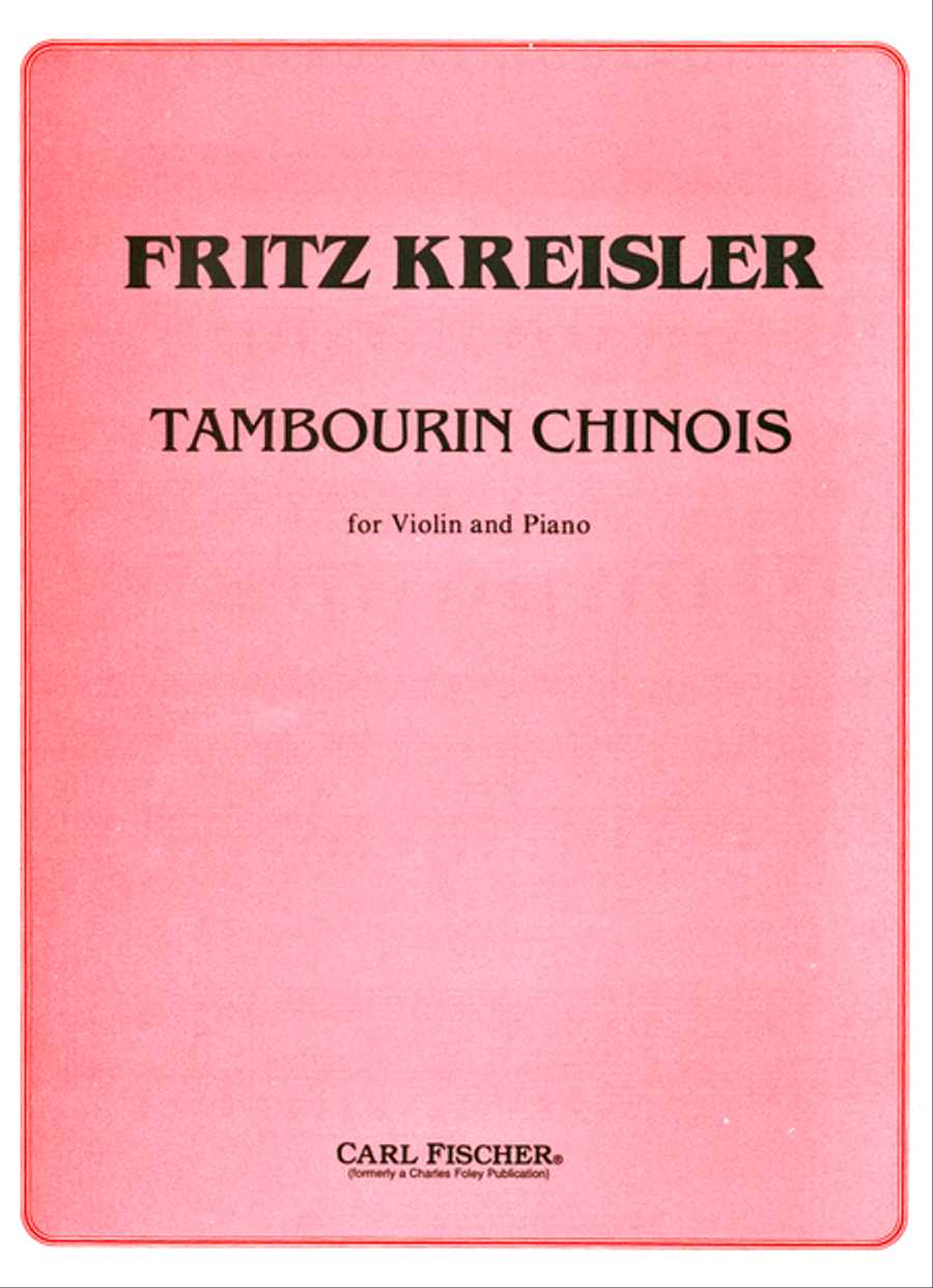 Tambourin Chinois Violin Solo scores gallery preview page 1