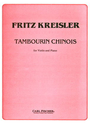 Book cover for Tambourin Chinois
