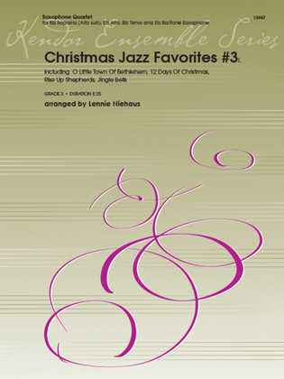 Book cover for Christmas Jazz Favorites #3