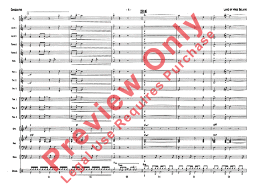 Land of Make Believe Land of Make Believe Jazz Ensemble scores gallery preview page 7