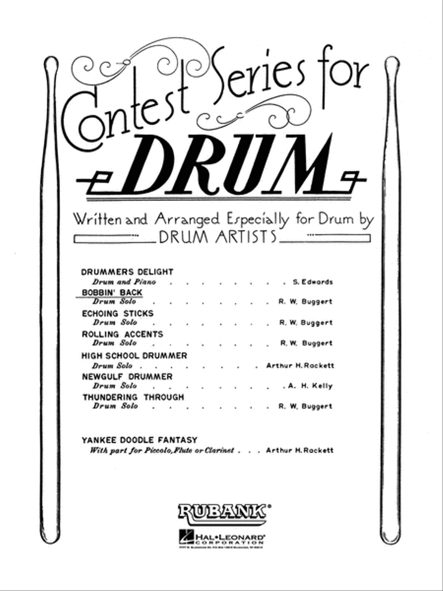 Bobbin' Back Percussion scores gallery preview page 1