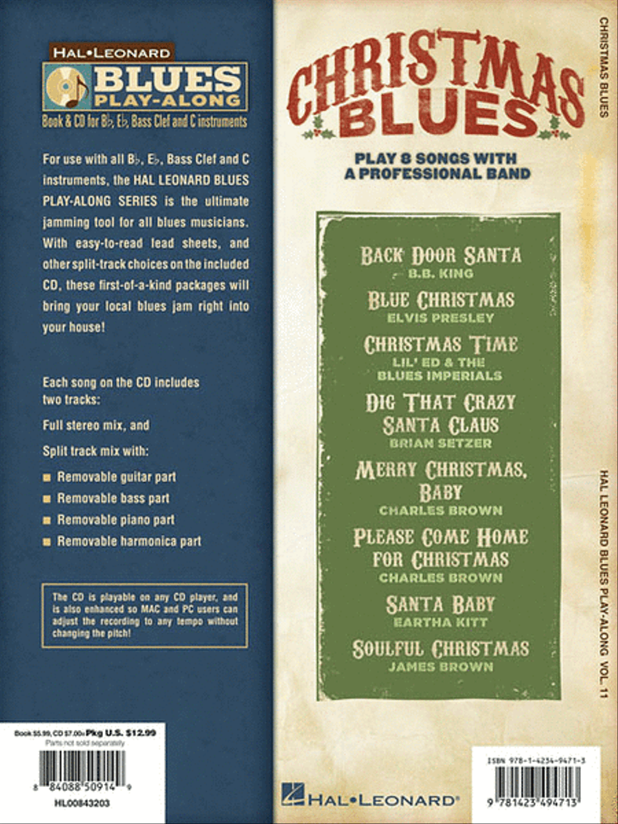 Christmas Blues C Instrument scores gallery preview page 2