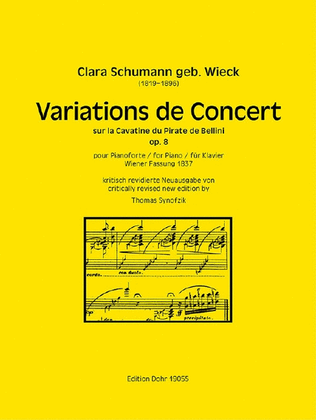 Book cover for Variations de Concert op.8