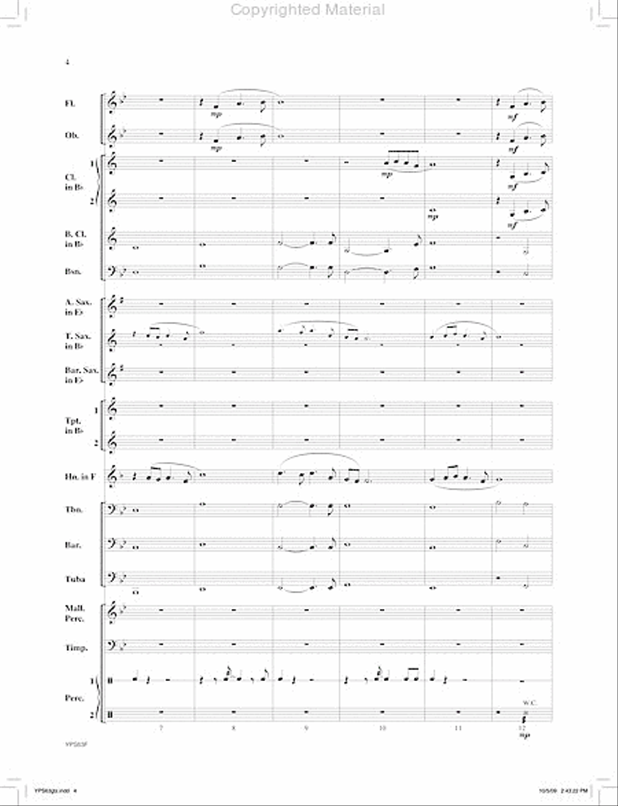 For Our Heroes Concert Band scores gallery preview page 5