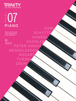 Book cover for Piano Exam Pieces & Exercises 2018-2020: Grade 7 (book, CD & teaching notes)