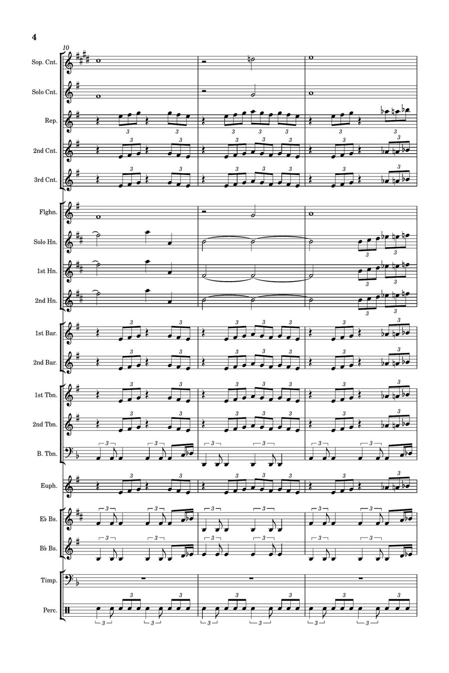 Doctor Who Theme Brass Band scores gallery preview page 4