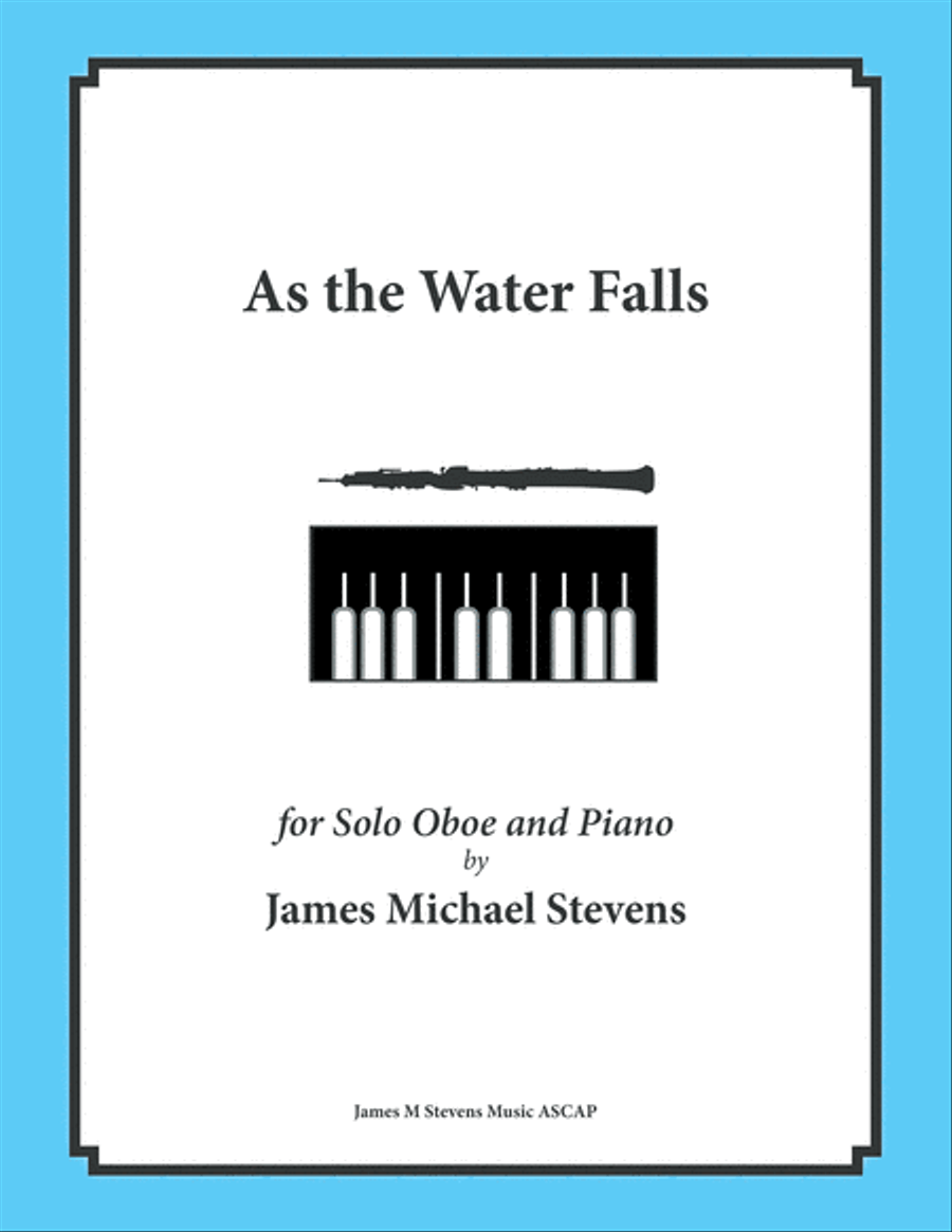 As the Water Falls - Oboe & Piano Piano scores gallery preview page 1