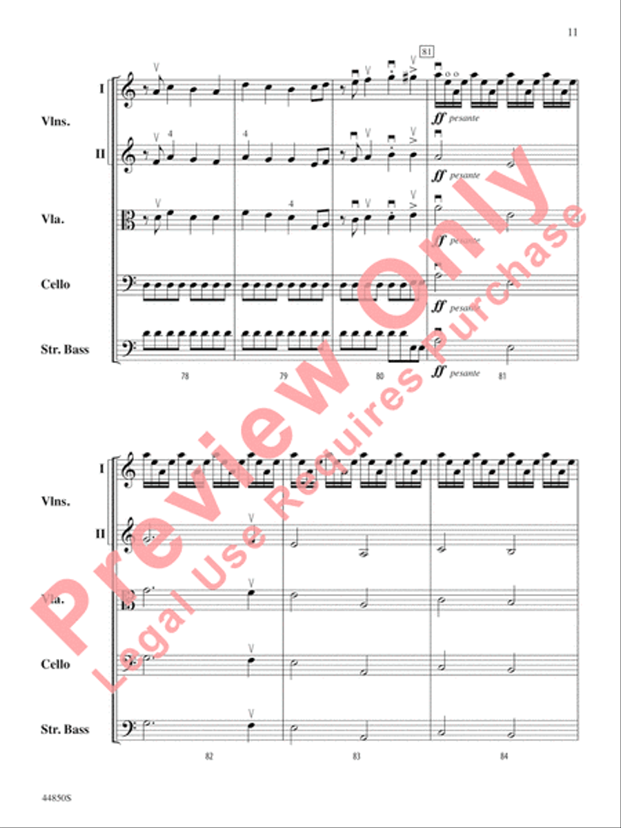 Lost Horizon String Orchestra scores gallery preview page 12