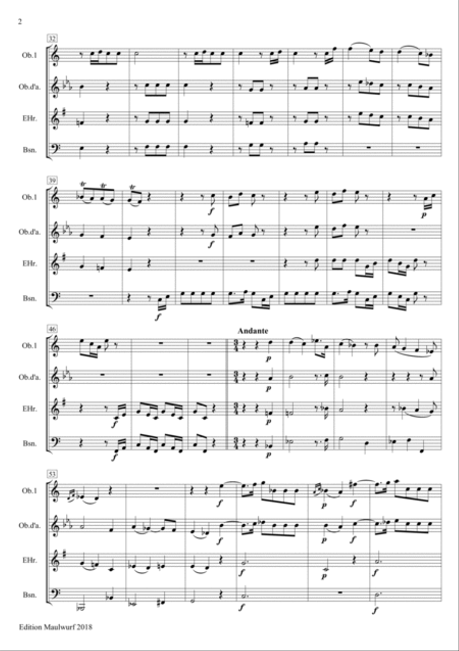 Fantasia Woodwind Quartet scores gallery preview page 4