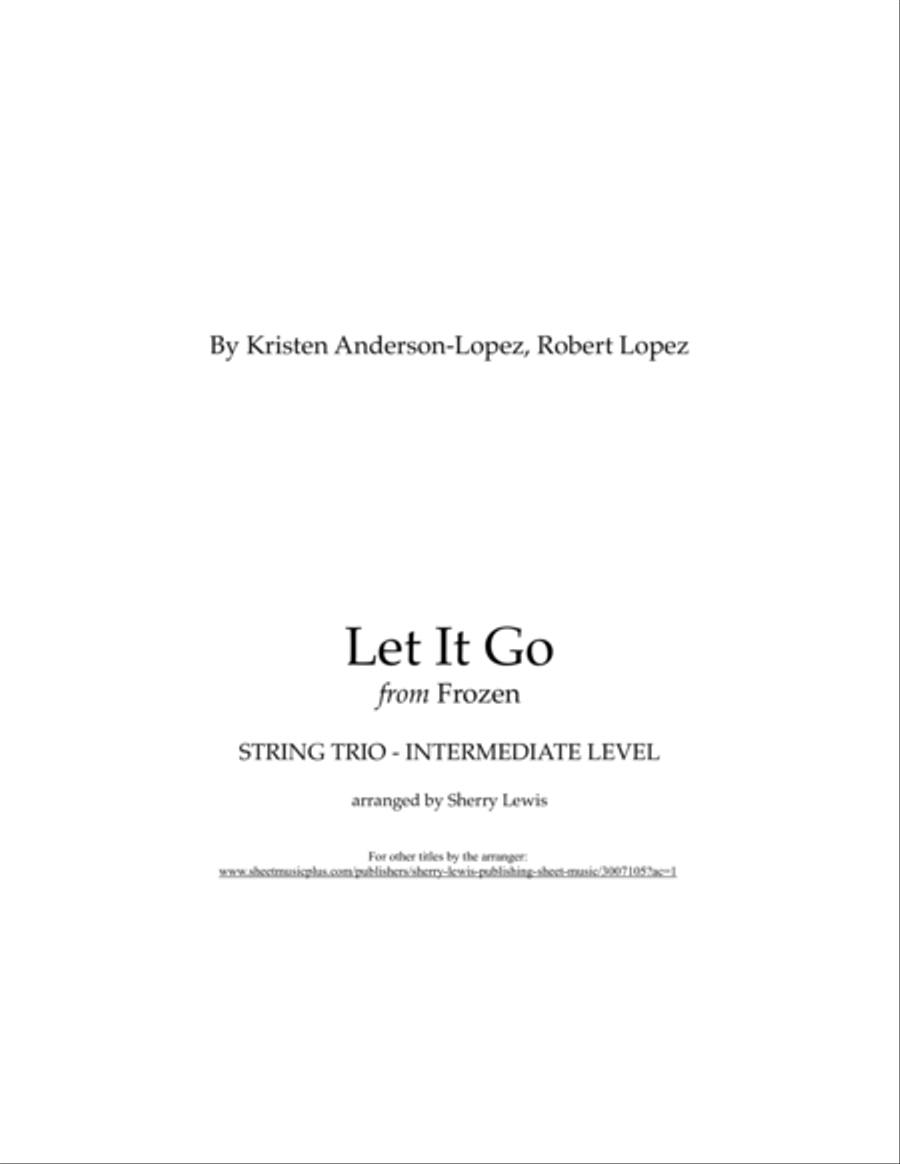 Let It Go String Trio scores gallery preview page 2
