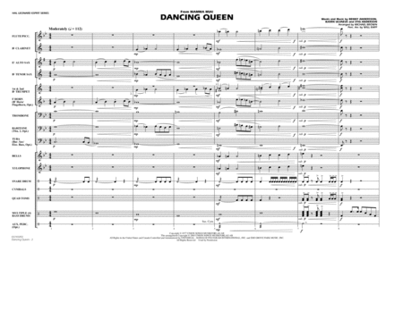 Dancing Queen (from "Mamma Mia!") - Full Score image number null