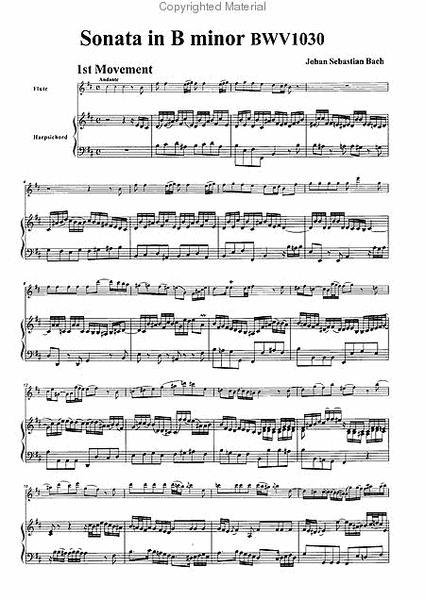 Sonata in B minor, BWV1030
