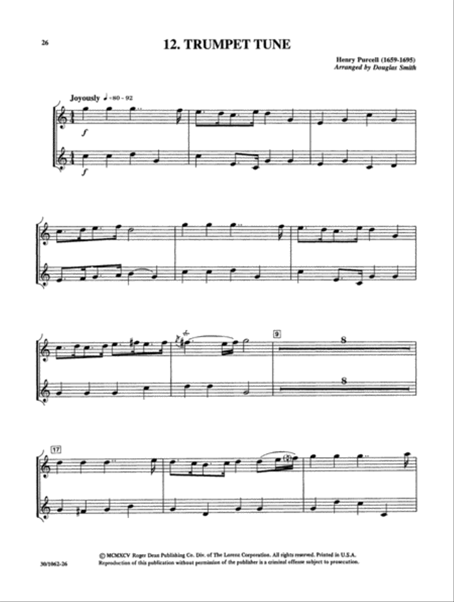 Classics for Trumpet and Keyboard - Trumpet Part Trumpet scores gallery preview page 16
