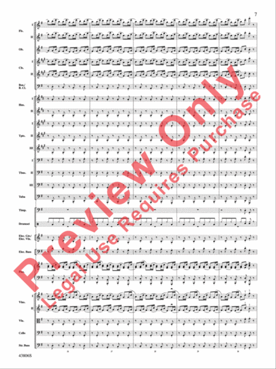 A Mad Russian's Christmas Full Orchestra scores gallery preview page 8