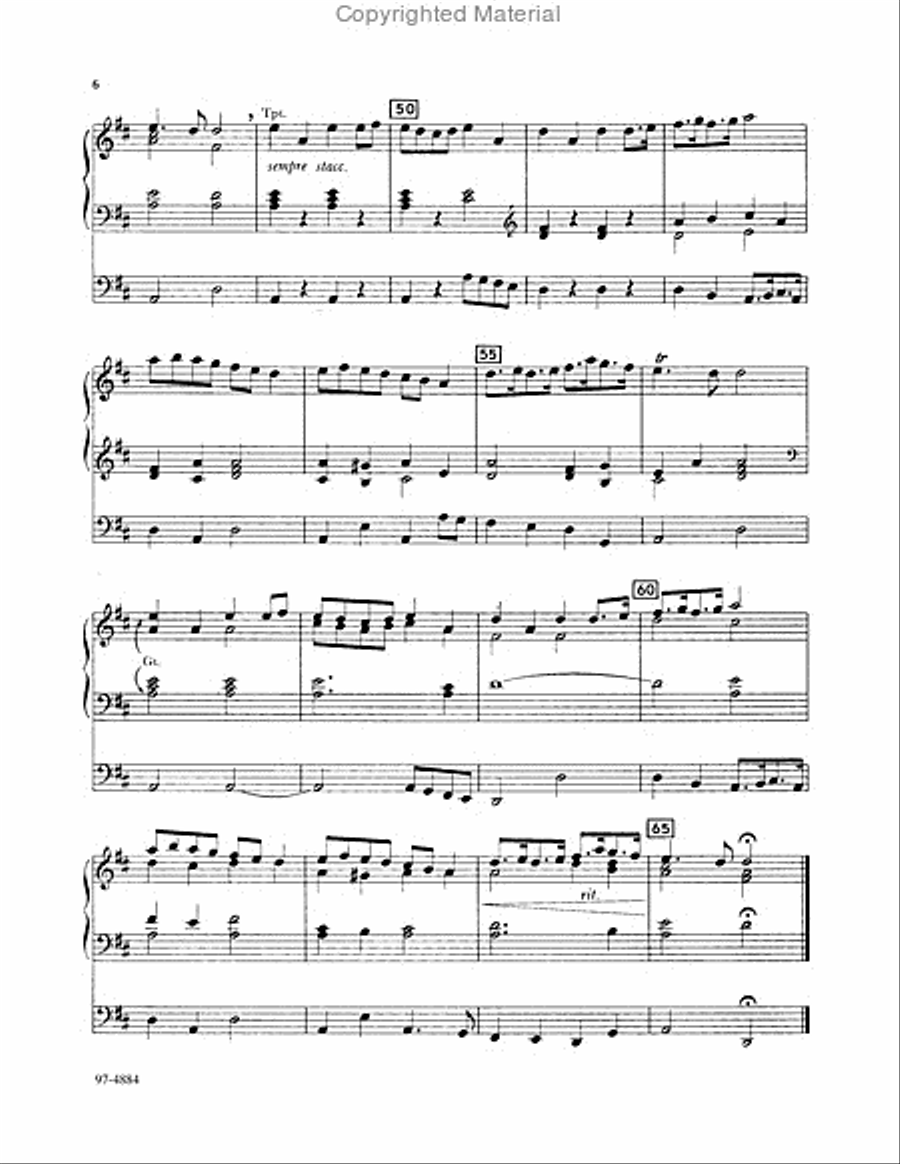 Baroque Composers of the Chapels Royal Trumpet scores gallery preview page 4