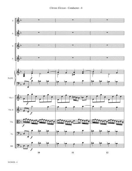 Christe Eleison - String Orchestra Score and Parts