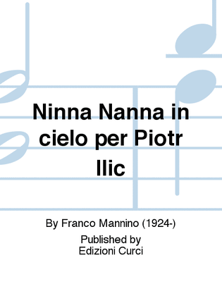 Ninna Nanna in cielo per Piotr Ilic