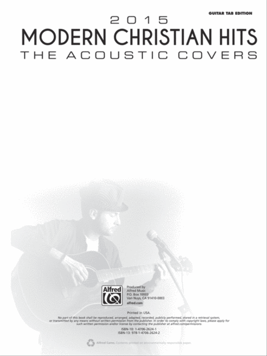 2015 Modern Christian Hits -- The Acoustic Covers Acoustic Guitar scores gallery preview page 7