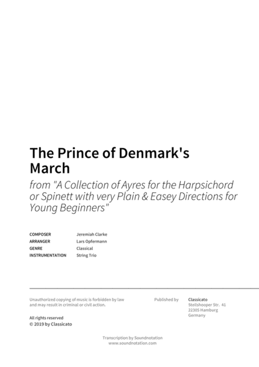 The Prince of Denmark's March (Trumpet Voluntary) image number null