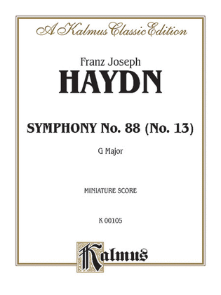 Book cover for Symphony No. 88 in G Major