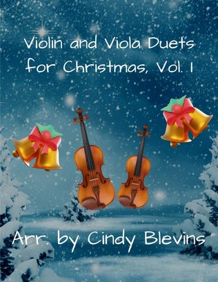 Book cover for Violin and Viola for Christmas, Vol. I