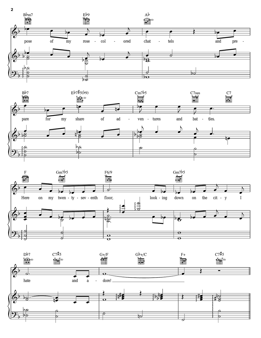 Autumn In New York Guitar scores gallery preview page 2