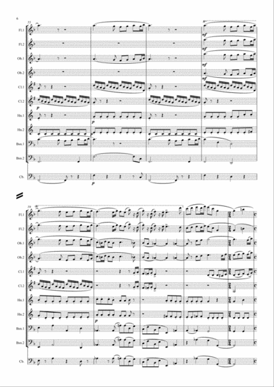 Dvorak: Serenade for Strings Op.22 Mvt. I - symphonic wind ensemble