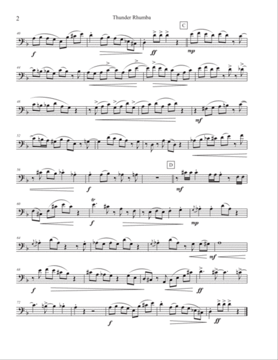 Thunder Rhumba Thunder Rhumba Piano scores gallery preview page 2