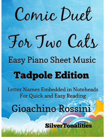 Comic Duet for Two Cats Easy Piano Sheet Music 2nd Edition