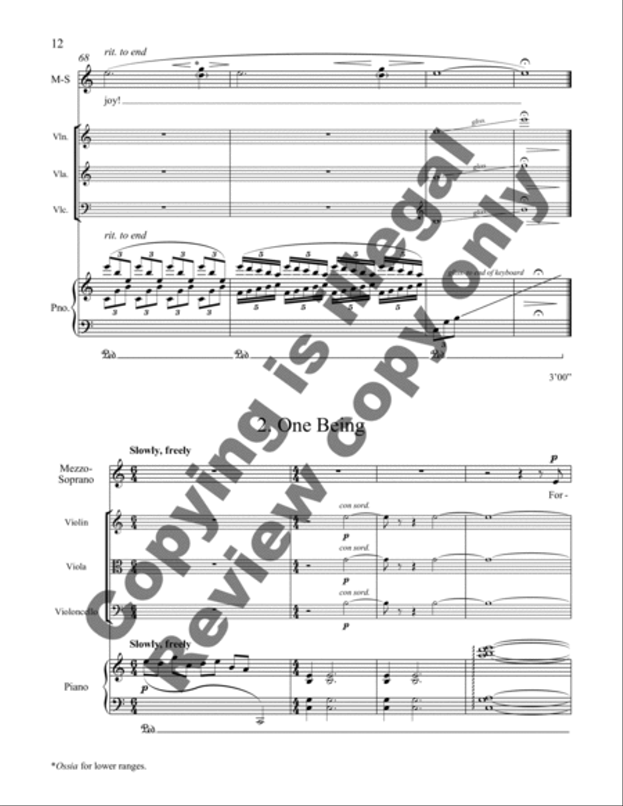 The Poet's Heart Piano Quartet scores gallery preview page 16