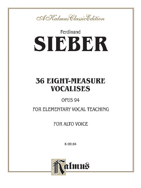 Thirty-six Eight-Measure Vocalises for Elementary Teaching