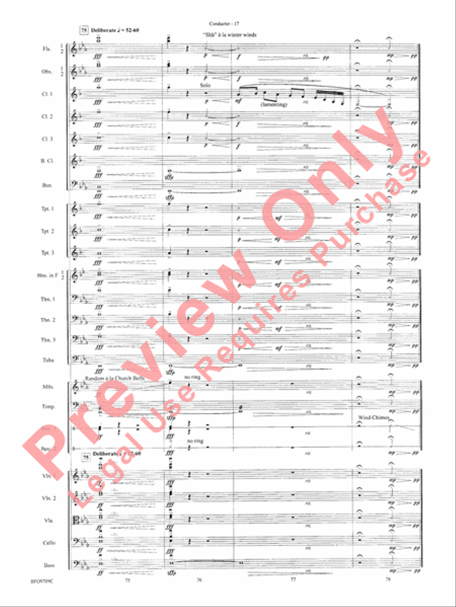 In the Bleak Midwinter Full Orchestra scores gallery preview page 20
